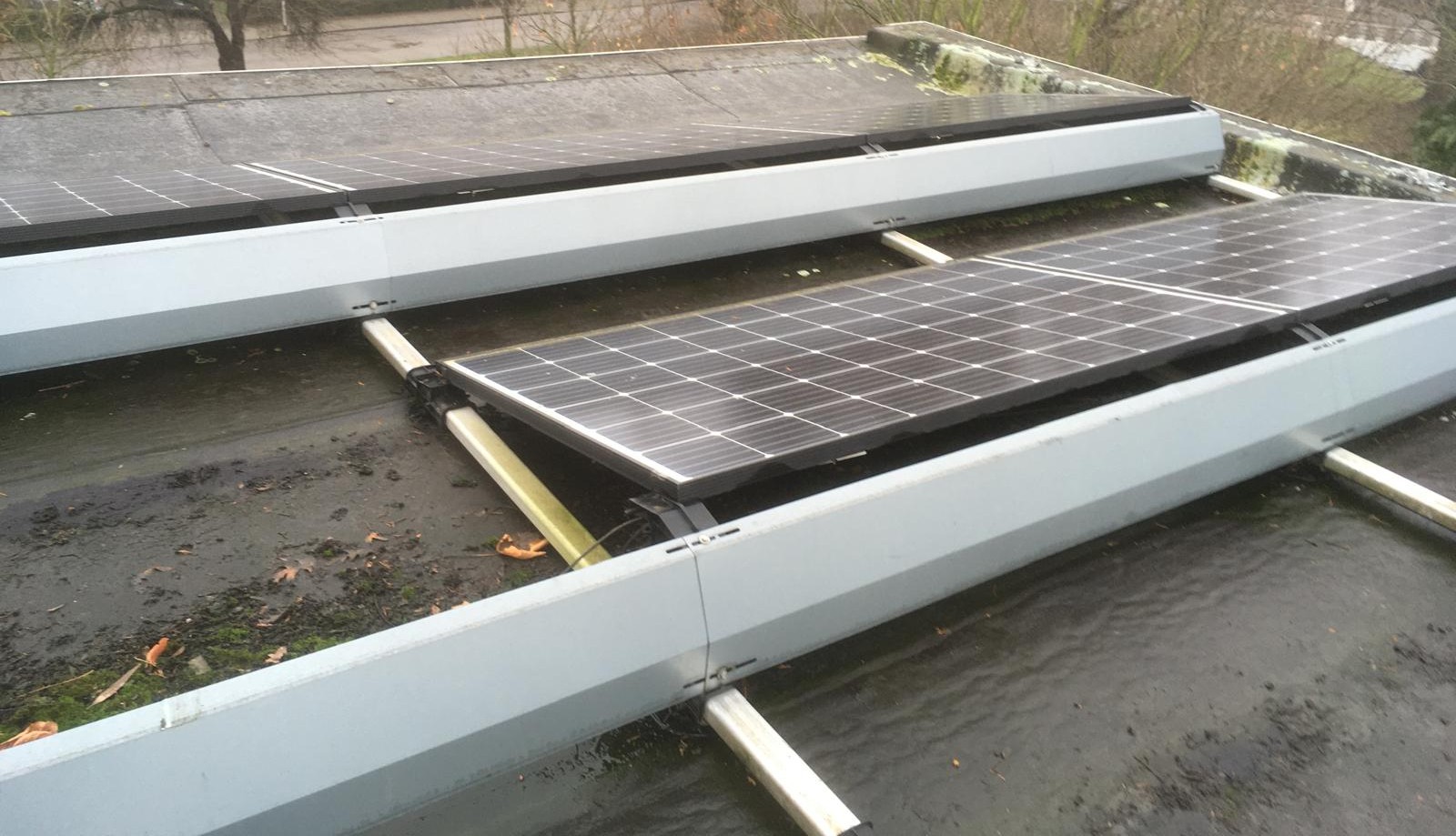 Vooraf: dak met PV-panelen