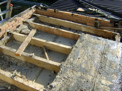 Archieffoto's renovatie bitumen dak woning Sittard