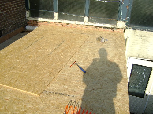 Archieffoto's renovatie bitumen dak woning Sittard
