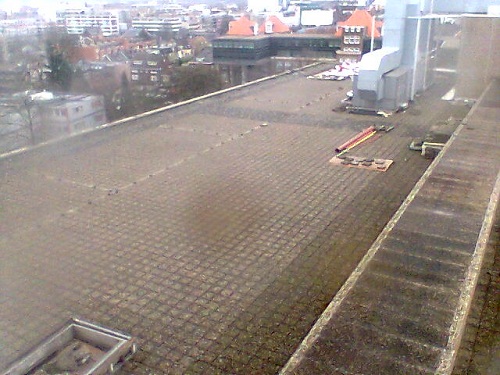 Archieffoto's zakelijk bitumen dak ABP hoofdkantoor Heerlen