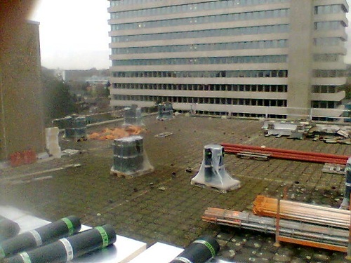 Archieffoto's zakelijk bitumen dak ABP hoofdkantoor Heerlen